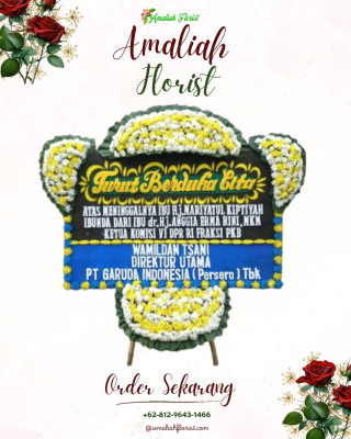 Papan Bunga Duka di Palangkaraya