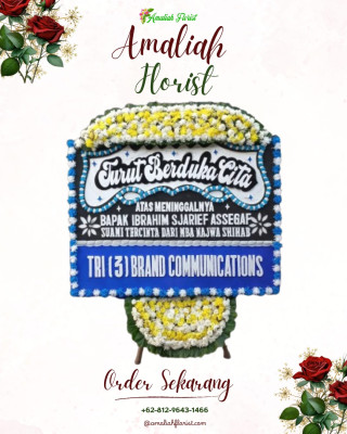 Papan Bunga Duka di Palangkaraya