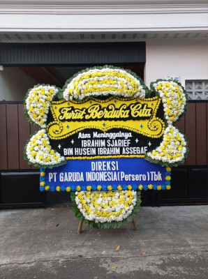 Papan Bunga Duka di Palangkaraya